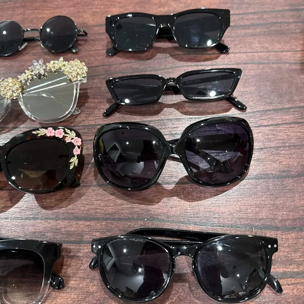 Lot Of 12 Fashion Sunglasses Party Fun Bachelorette Unbranded F8